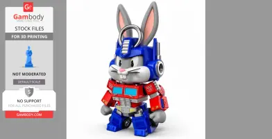 Bugs Bunny Optimus Prime Ring Figure