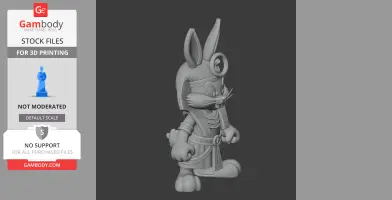Bugs Bunny Pharaoh Ring Figure