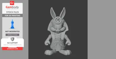 Bugs Bunny Pharaoh Ring Figure
