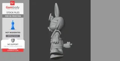 Bugs Bunny Pharaoh Ring Figure