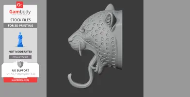 Jaguar HEAD WALL HANGER COAT AND KEY HOLDER HOOK