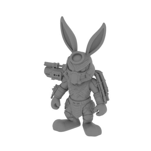 Bugs Bunny Predator Ring Figure.stl