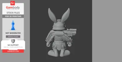 Bugs Bunny Predator Ring Figure
