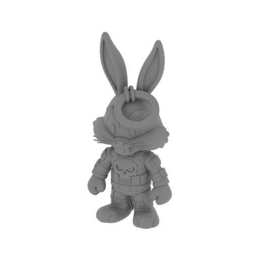 Bugs Bunny Punisher Ring Figure.stl