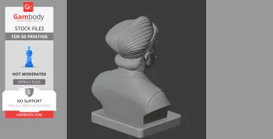 Akbar the Great Bust