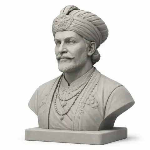 Akbar the Great Bust