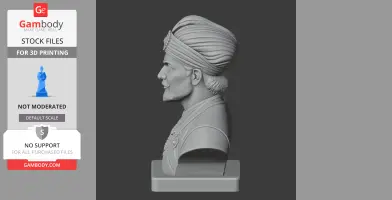 Akbar the Great Bust