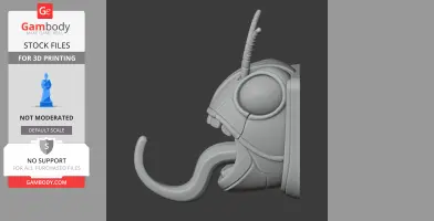 Grasshopper HEAD WALL HANGER COAT AND KEY HOLDER HOOK