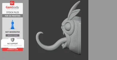 Moth HEAD WALL HANGER COAT AND KEY HOLDER HOOK
