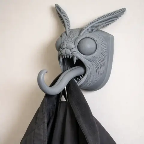 Moth HEAD WALL HANGER COAT AND KEY HOLDER HOOK