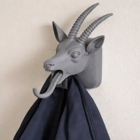 Gazelle HEAD WALL HANGER COAT AND KEY HOLDER HOOK