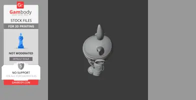 Bugs Bunny Robocop Ring - Mashup Figure STL
