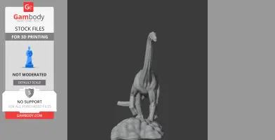 Mendozasaurus - Prehistoric Animal STL