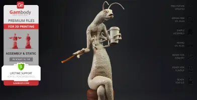MIB Worms Armed & Relaxed 3D Printer Files | Assembly