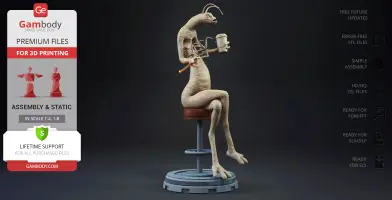 MIB Worms Armed & Relaxed 3D Printer Files | Assembly