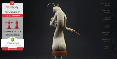 MIB Worms Armed & Relaxed 3D Printer Files | Assembly