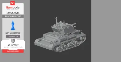 A10 Cruiser - Tank Model STL