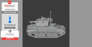 A10 Cruiser - Tank Model STL