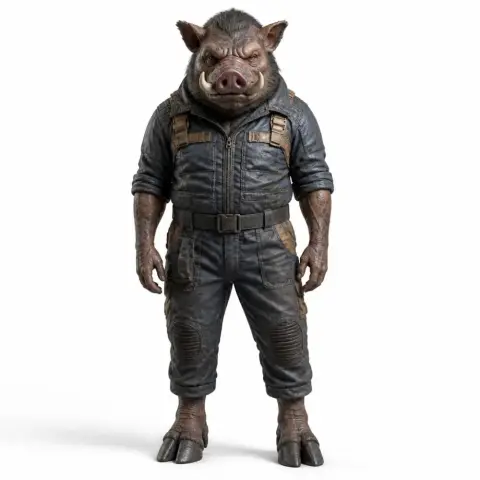 Alpha Hog - Character Figure STL