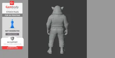 Alpha Hog - Character Figure STL