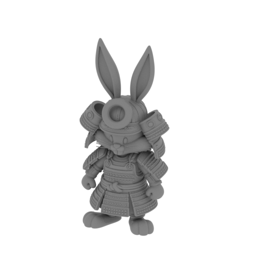Bugs Bunny Samurai Ring Figure.stl