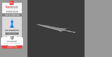 Artian Blade II Monster Hunter - Cosplay Prop STL