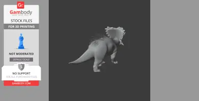 Mercuriceratops - Prehistoric Animal STL