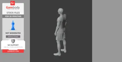 Robben - Football Figure STL