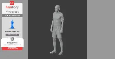 Robben - Football Figure STL