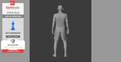 Robben - Football Figure STL