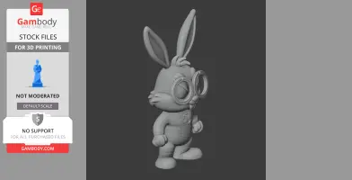 Bugs Bunny Spider-Man Ring - Mashup Figure STL
