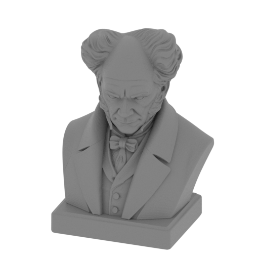 Arthur Schopenhauer Bust.stl