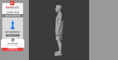 Rodrigo - Football Figure STL