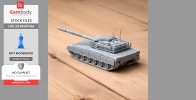 Al-Khalid - Tank Model STL