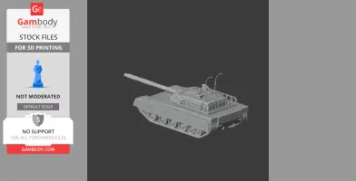 Al-Khalid - Tank Model STL