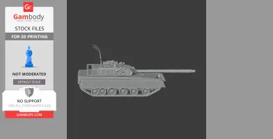 Al-Khalid - Tank Model STL