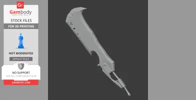 Buster Sword III Monster Hunter - Cosplay Prop STL
