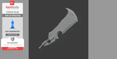 Buster Sword III Monster Hunter - Cosplay Prop STL