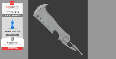 Buster Sword III Monster Hunter - Cosplay Prop STL