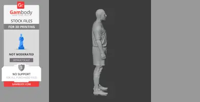 Ronaldo Nazario - Football Figure STL