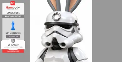 Bugs Bunny Stormtrooper Ring - Mashup Figure STL