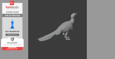 Microvenator - Prehistoric Animal STL