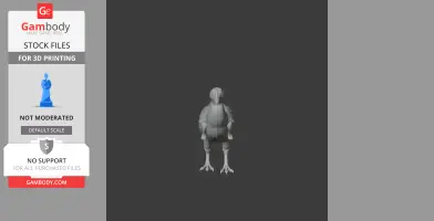 Microvenator - Prehistoric Animal STL