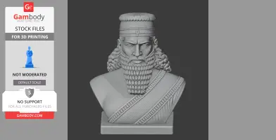 Ashurbanipal - Historical Warrior STL