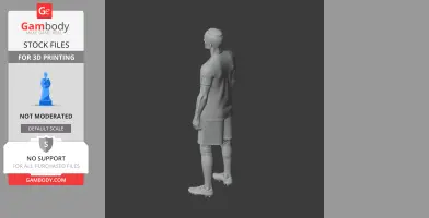 Sadio Mane - Football Figure STL