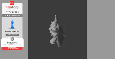 Bugs Bunny Superman Ring - Mashup Figure STL