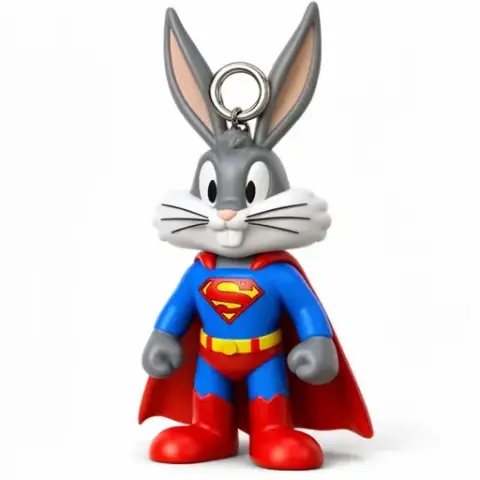Bugs Bunny Superman Ring - Mashup Figure STL