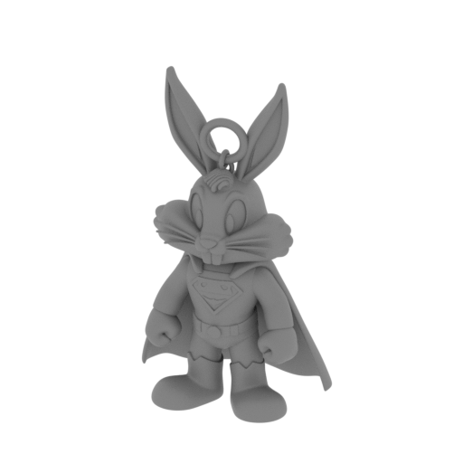 Bugs Bunny Superman Ring Figure.stl