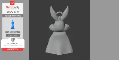 Bugs Bunny Superman Ring - Mashup Figure STL