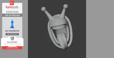 Snail HEAD WALL HANGER COAT AND KEY - Animal Wall Hook STL